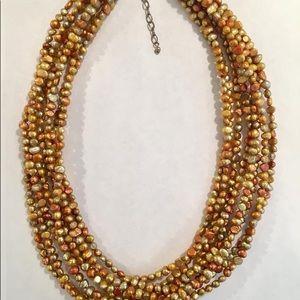 Silpada 8 Strand Freshwater Pearls Necklace